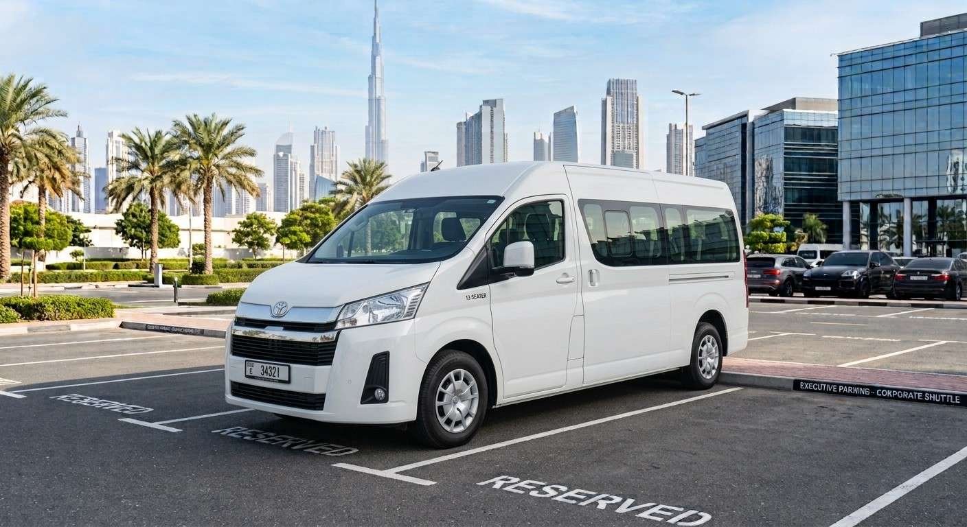 Bus Rental Dubai 13 Seater Minibus