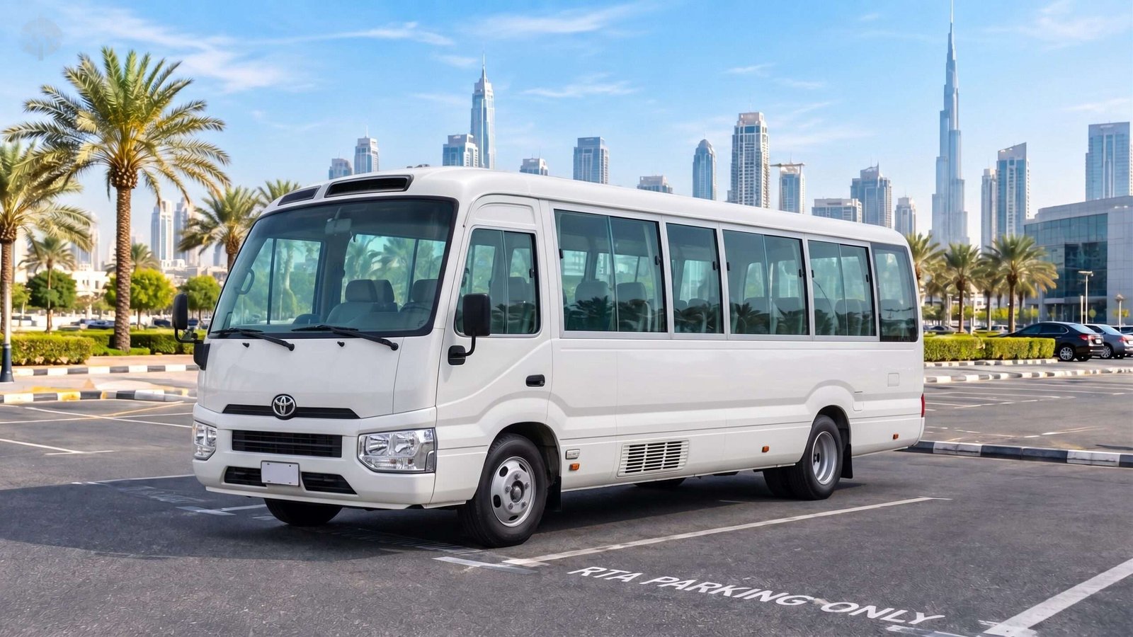 Bus Rental Dubai 30 Seater Toyota Coaster